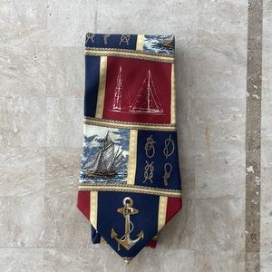 Tommy Hilfiger silk mariner tie.